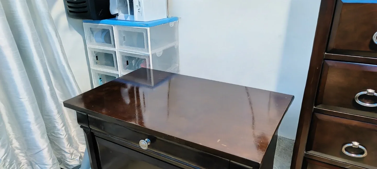 Dark Brown Wood Nightstand image indicator(4)