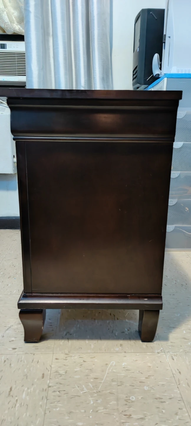 Dark Brown Wood Nightstand (cash only) - photo 5