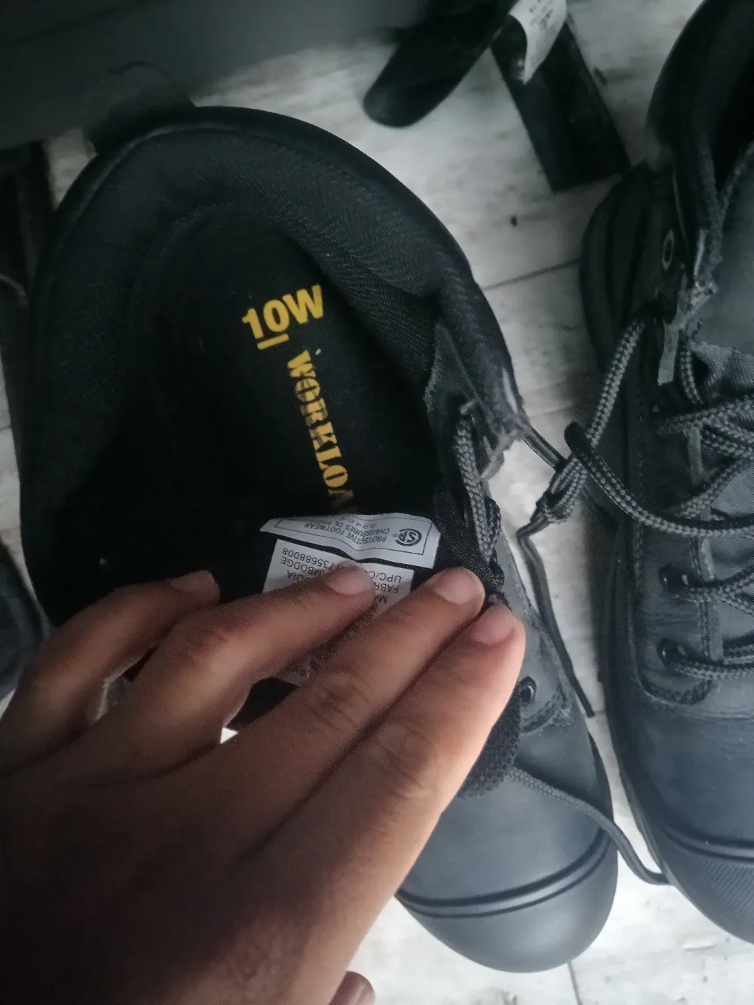 Workland 10W Black Work Boots image indicator(2)