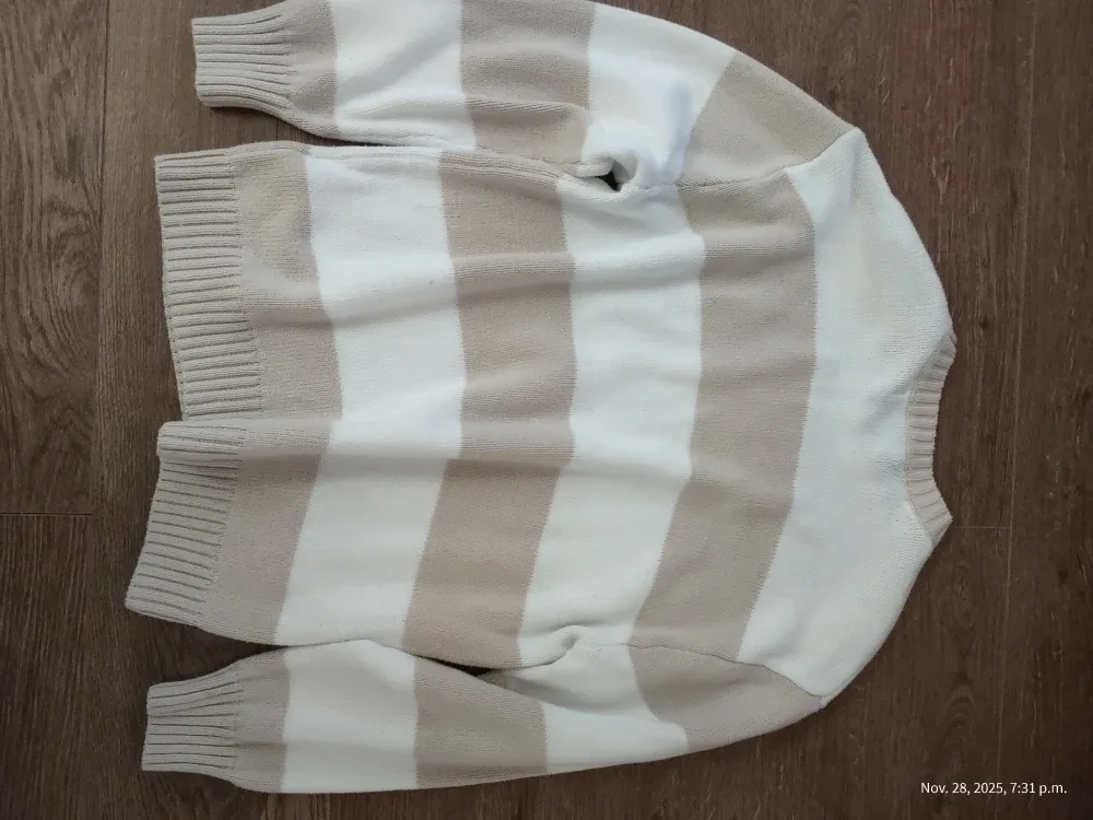 Hollister Striped Knit Sweater - Size Small image indicator(2)