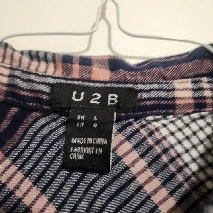 U2B Plaid Flannel Shirt image indicator(2)