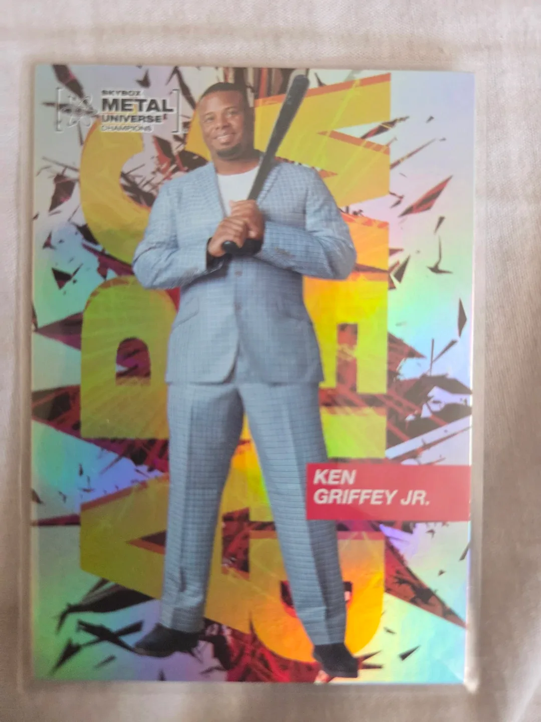 Ken Griffey Jr. 2021 Metal Universe Champions Card