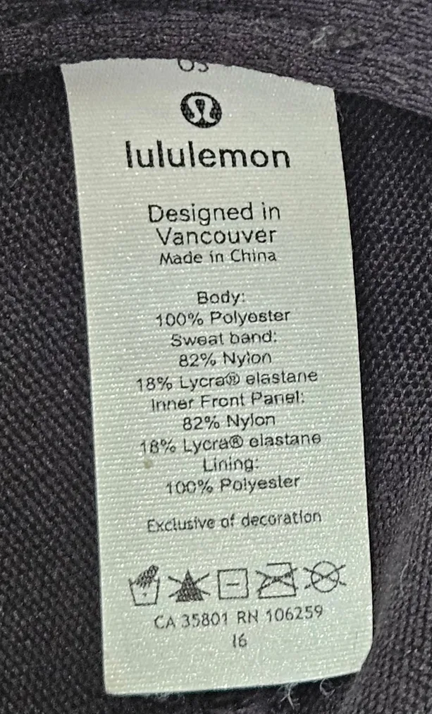 Lululemon Adjustable Baseball Cap Black image indicator(7)