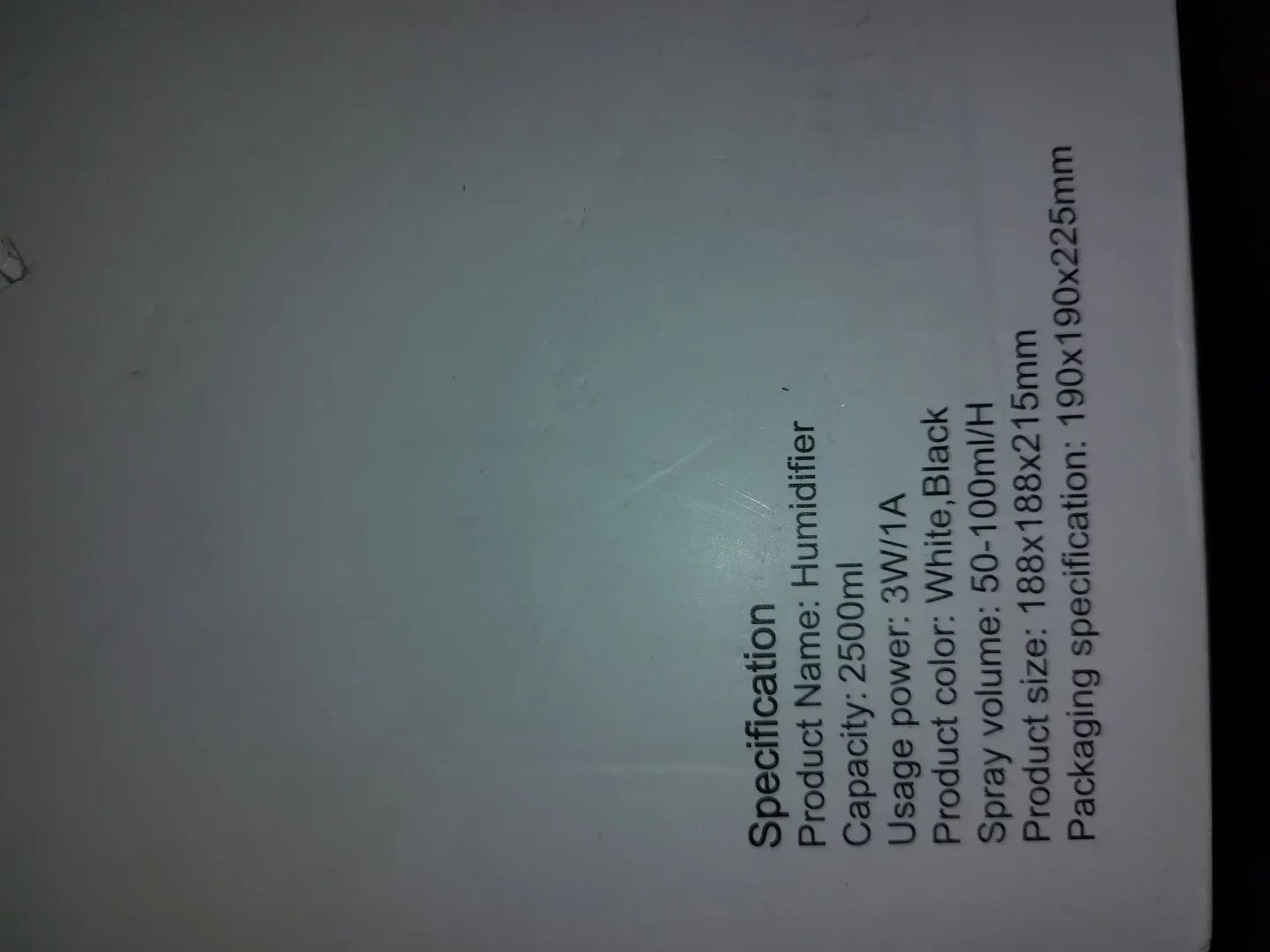 Humidifier with Seven Colourful Atmosphere Light image indicator(4)