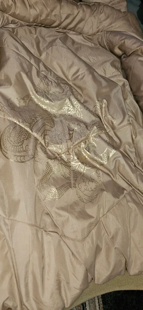 Brown Winter Puffer Jacket with Hood XXL image indicator(6)