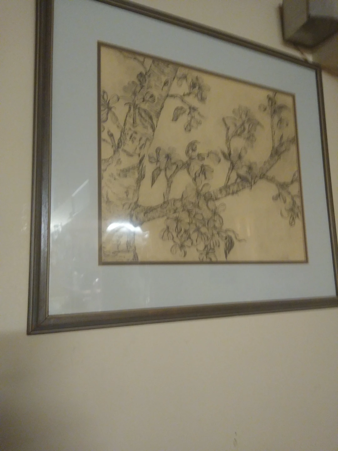 Vintage cherry blossom tree sketched picture I - photo 2