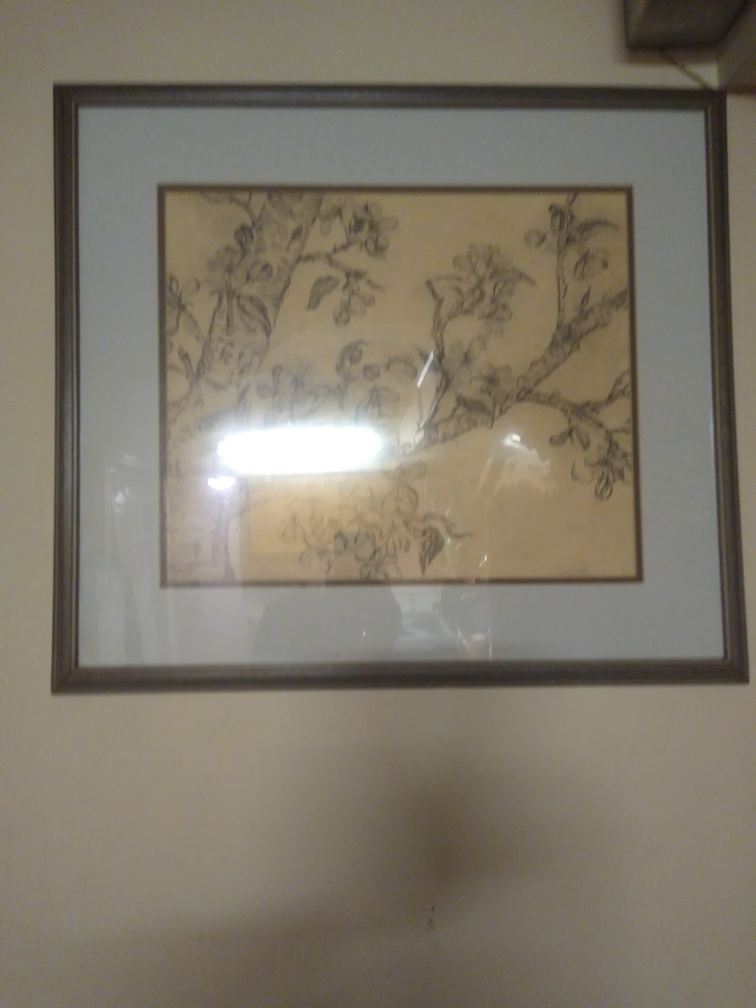 Vintage cherry blossom tree sketched picture I - photo 3