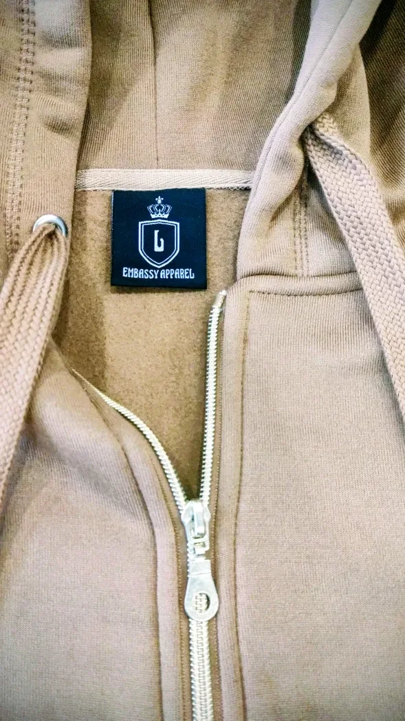 Embassy Apparel Hoodie & Sweatpants Set, Tan image indicator(5)