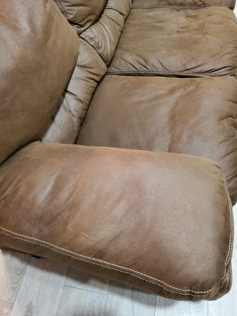 Brown Leather Sofa