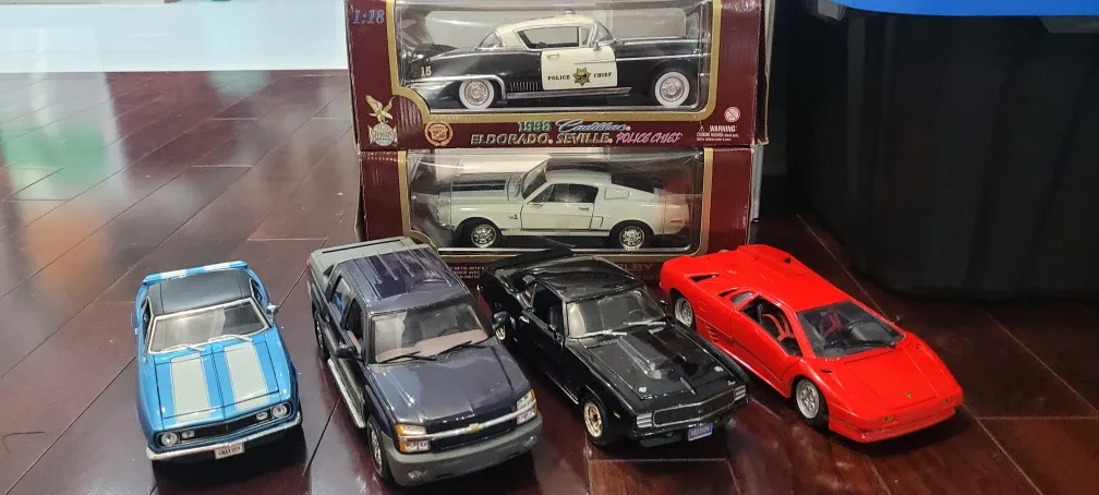 Diecast Car Collection - Chevy Camaro, Lambo, More!
