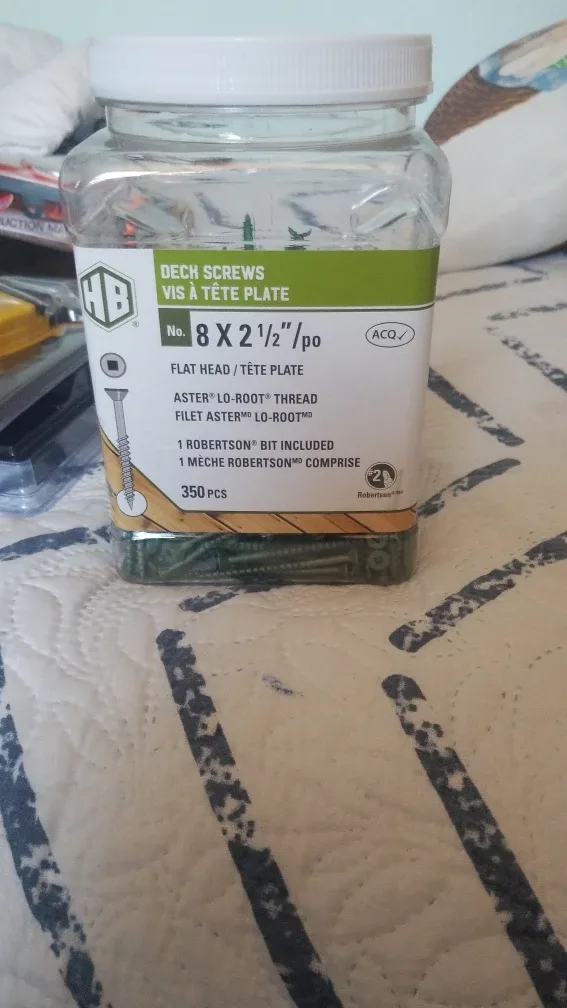 Stanley #8 x 1-1/2" Deck Screws image indicator(2)