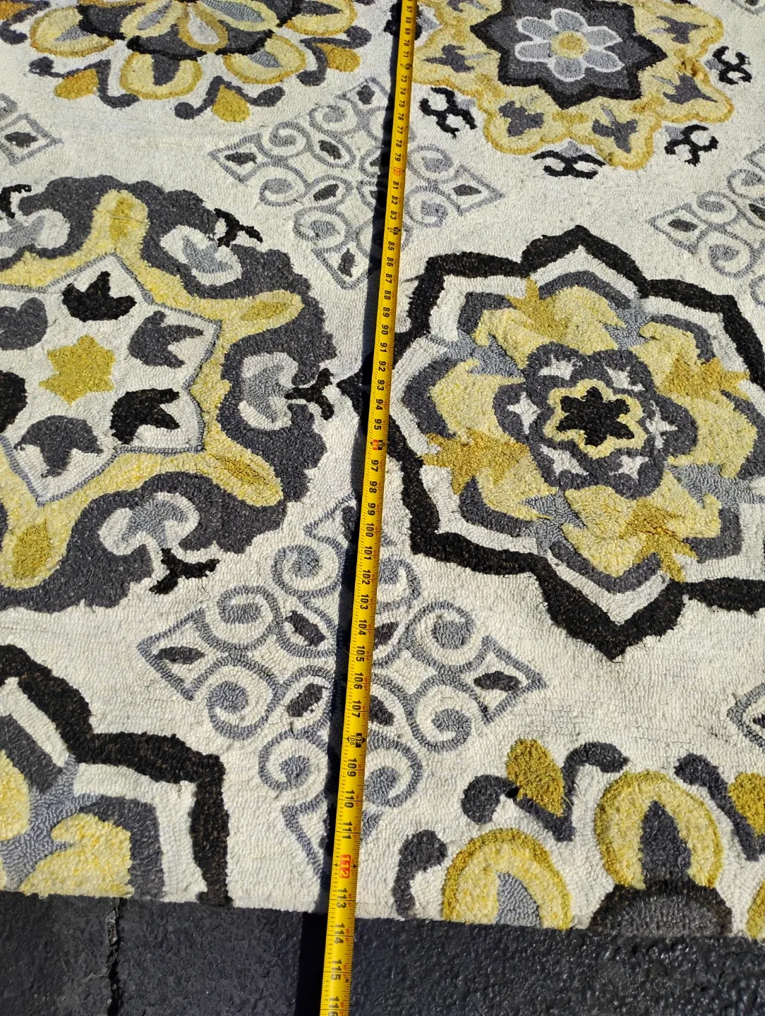 Floral Area Rug - Yellow, Gray, & Cream image indicator(10)
