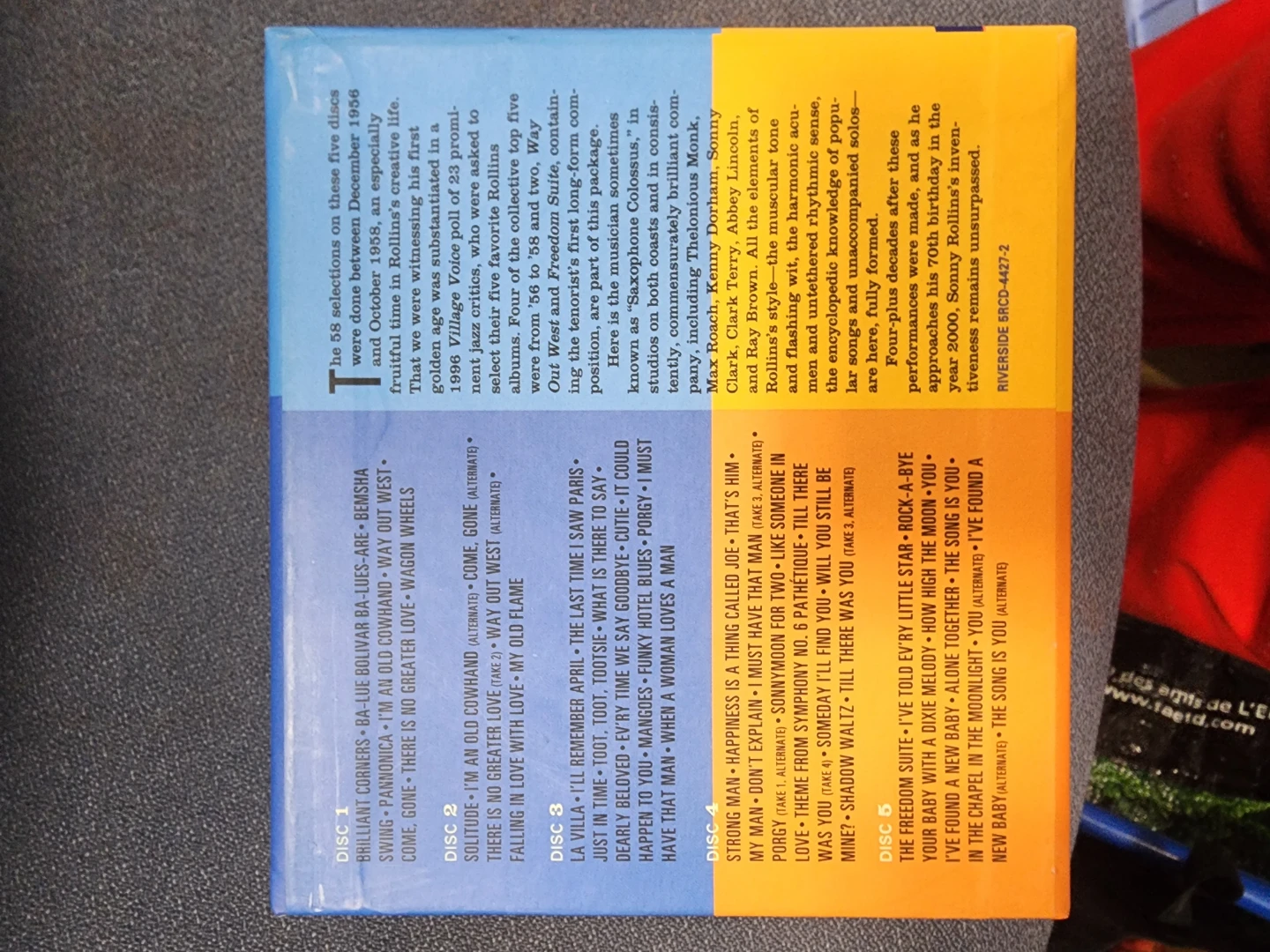 Sonny Rollins - The Freelance Years CD Box Set - photo 3