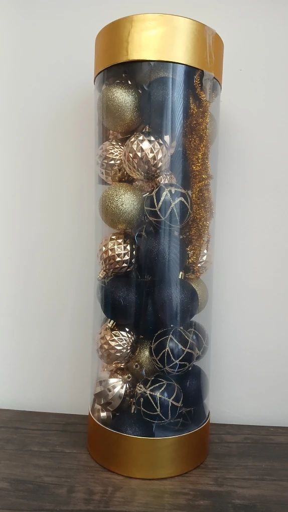 Christmas Ornaments - Gold & Black