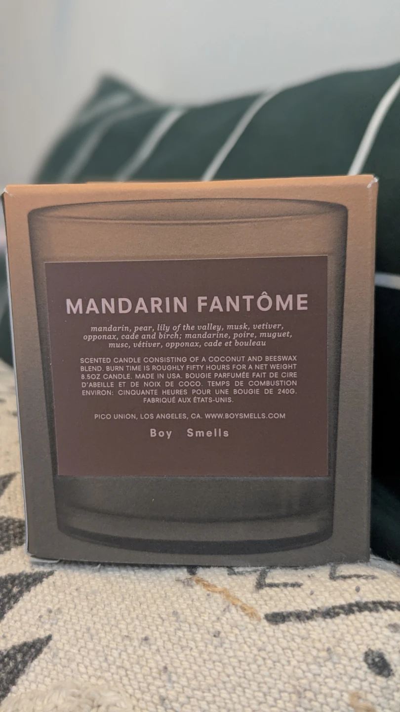New in Box! Boy Smells Mandarin Fantôme Candle - photo 2