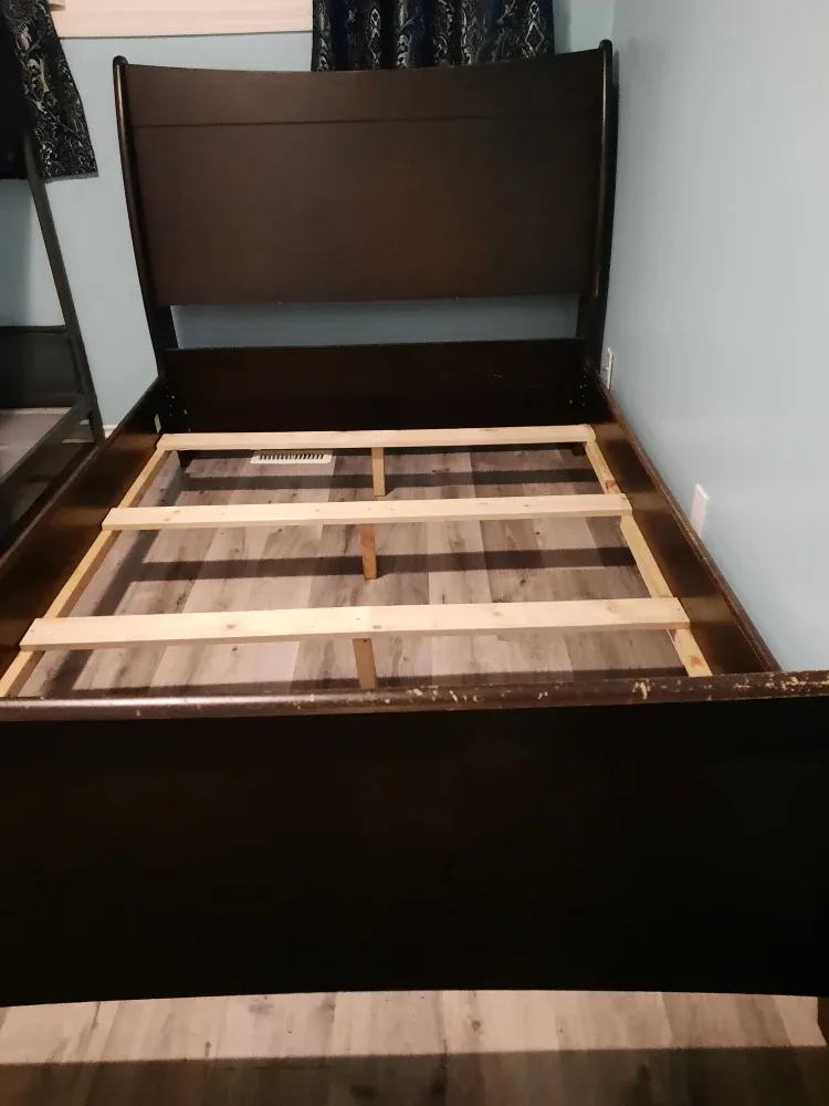 Double Bed Frame - Brown