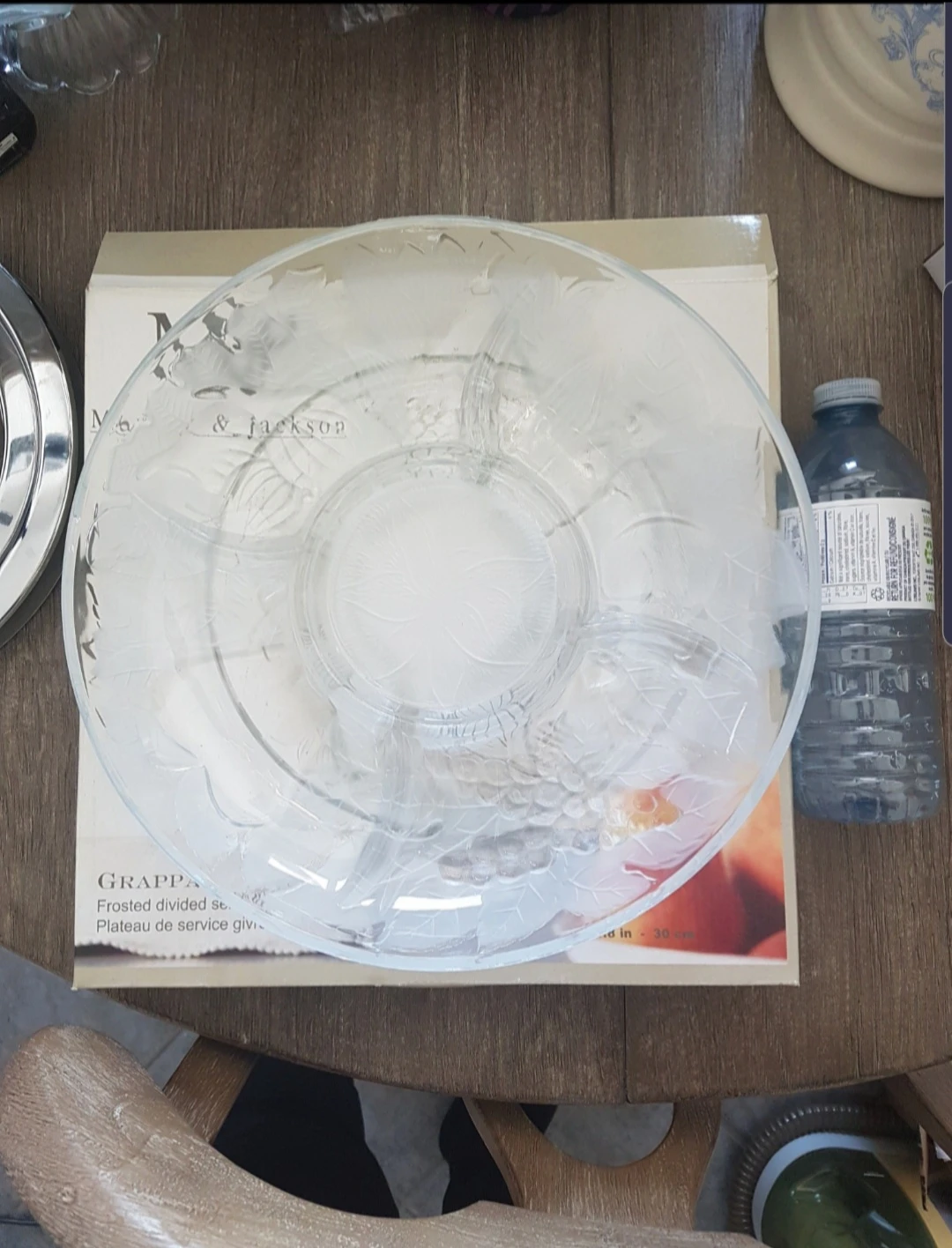 Brand new Mayfair & Jackson Grappa Frosted Serving Dish - photo 3