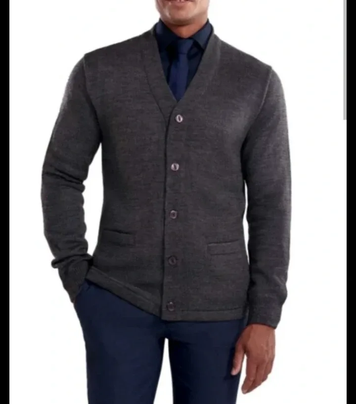 Red Cardigan Sweater image indicator(3)