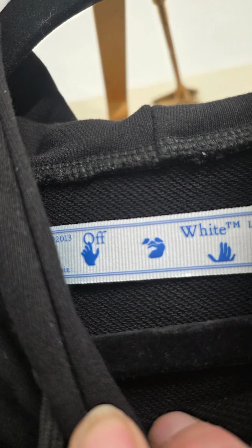 Off-White Black Hoodie image indicator(4)