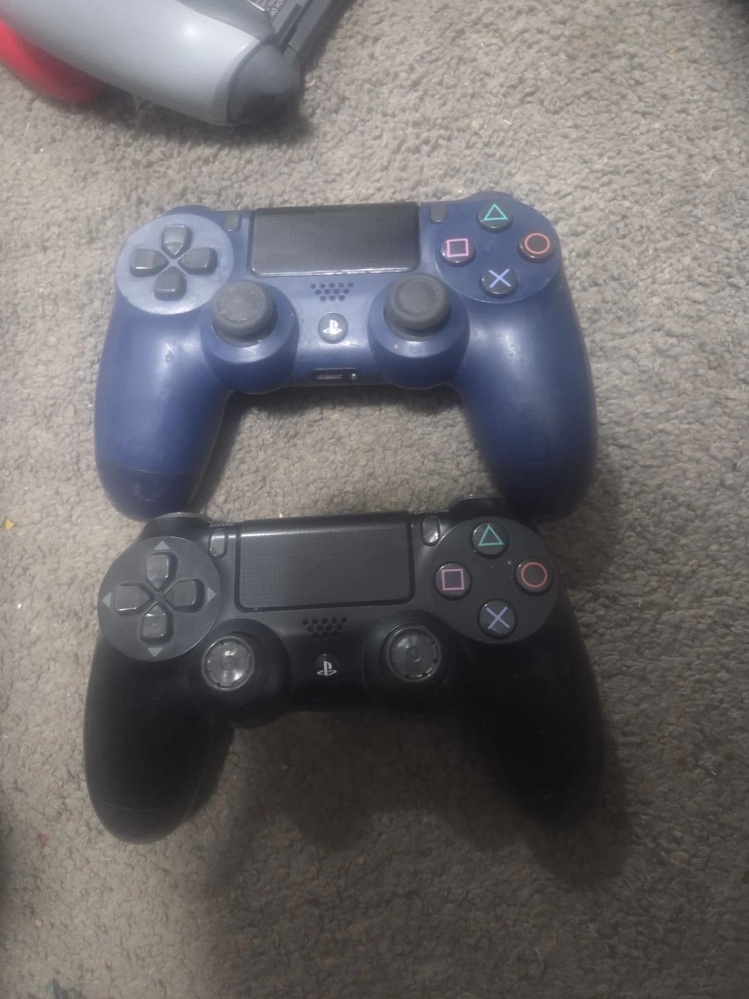 PlayStation 4 (PS4) DualShock Controllers - Blue & Black