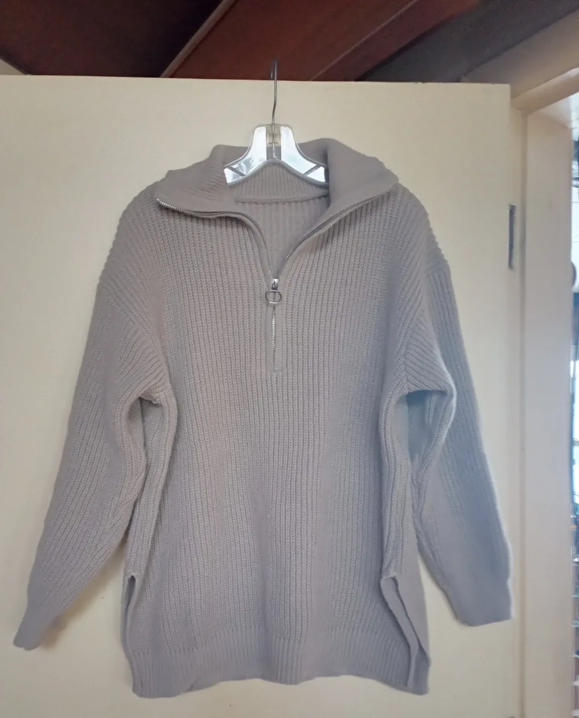Half-Zip Knit Sweater