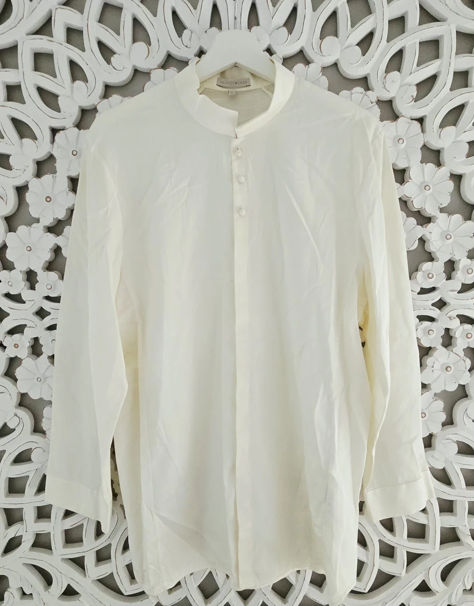Shiatzy Chen Cream Blouse - Size 50