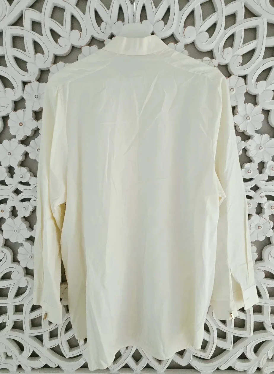 Shiatzy Chen Cream Blouse - Size 50 image indicator(3)