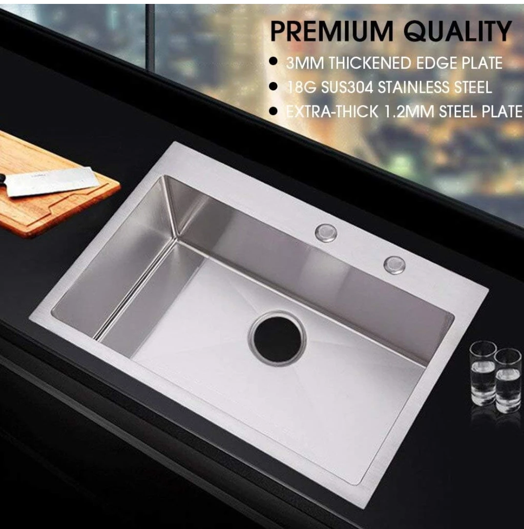 Handmade Stainless Steel Kitchen Sink - photo 4