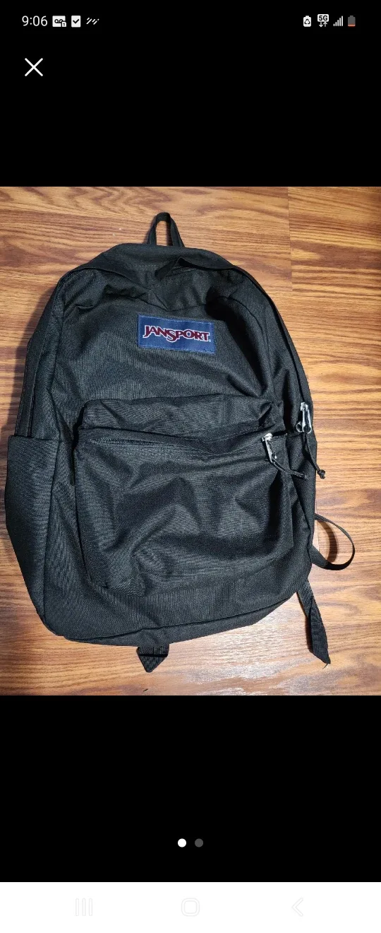 JanSport Black Backpack