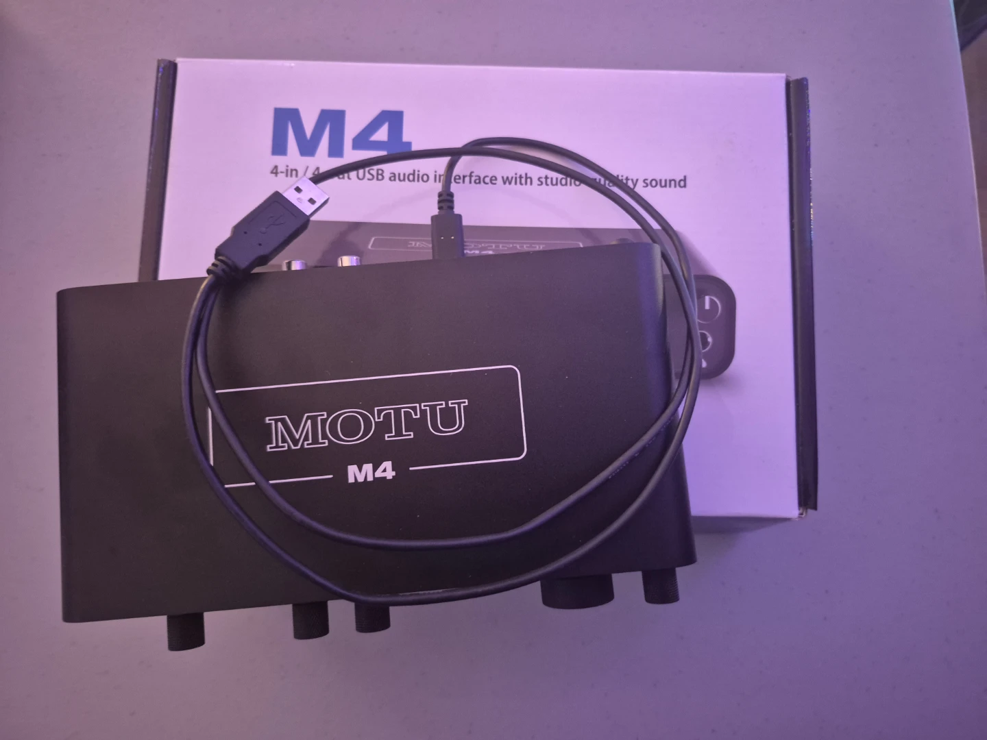 MOTU M4 4x4 USB Audio Interface - Like New!