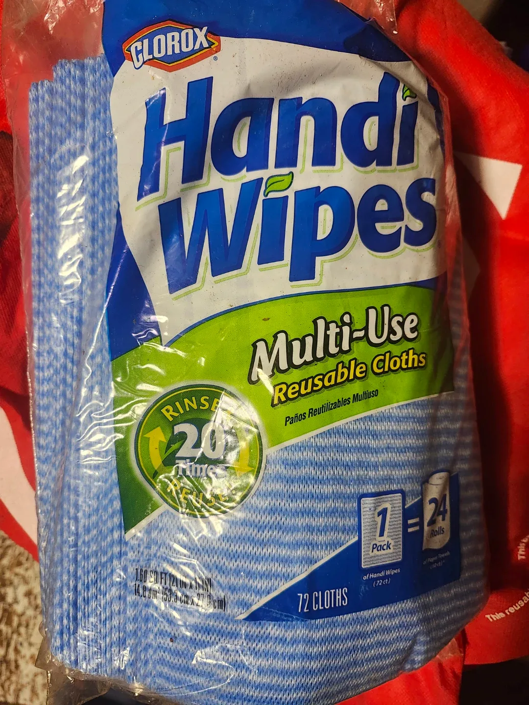 Clorox Handi Wipes Multi-Use Reusable Cloths (72 ct) thumbnail