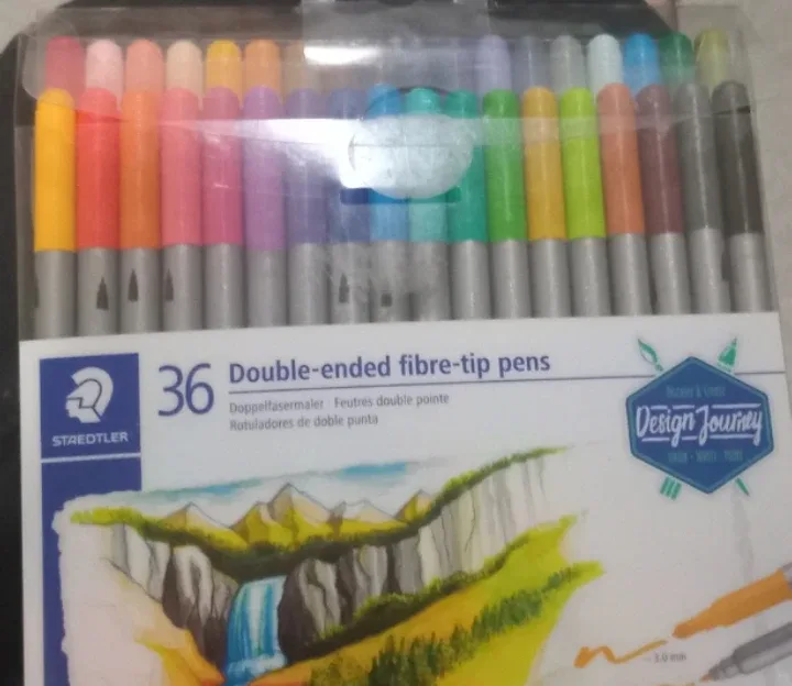 Staedtler Design Journey Double-Ended Fibre-Tip Pens - 36 Pack