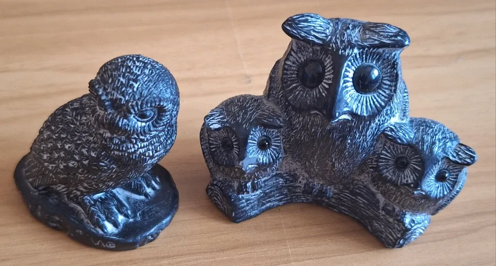 Set of 6 Vintage Wolf Original Animal Figurines image indicator(8)