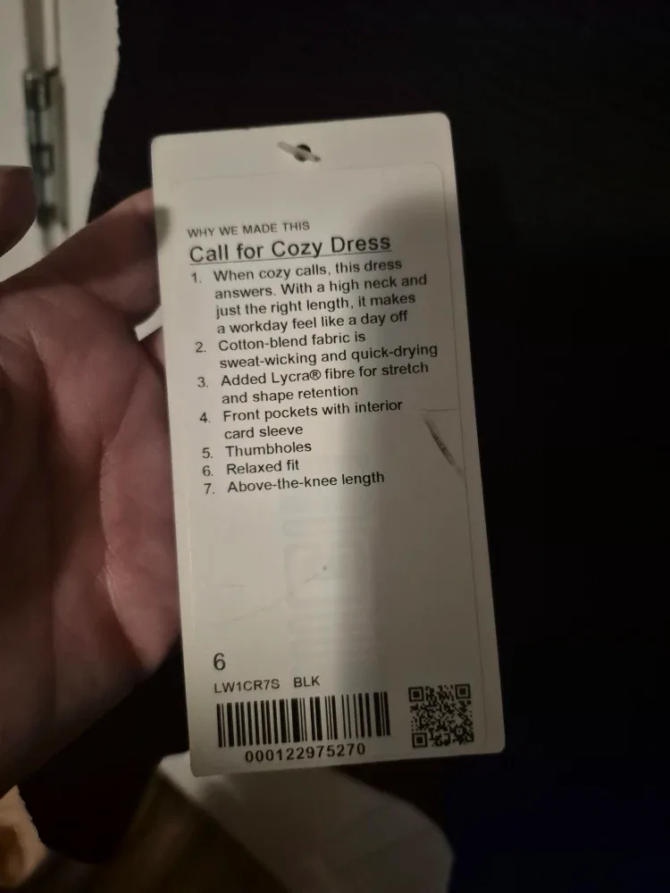 Lululemon Call for Cozy Dress - Size 6 image indicator(4)