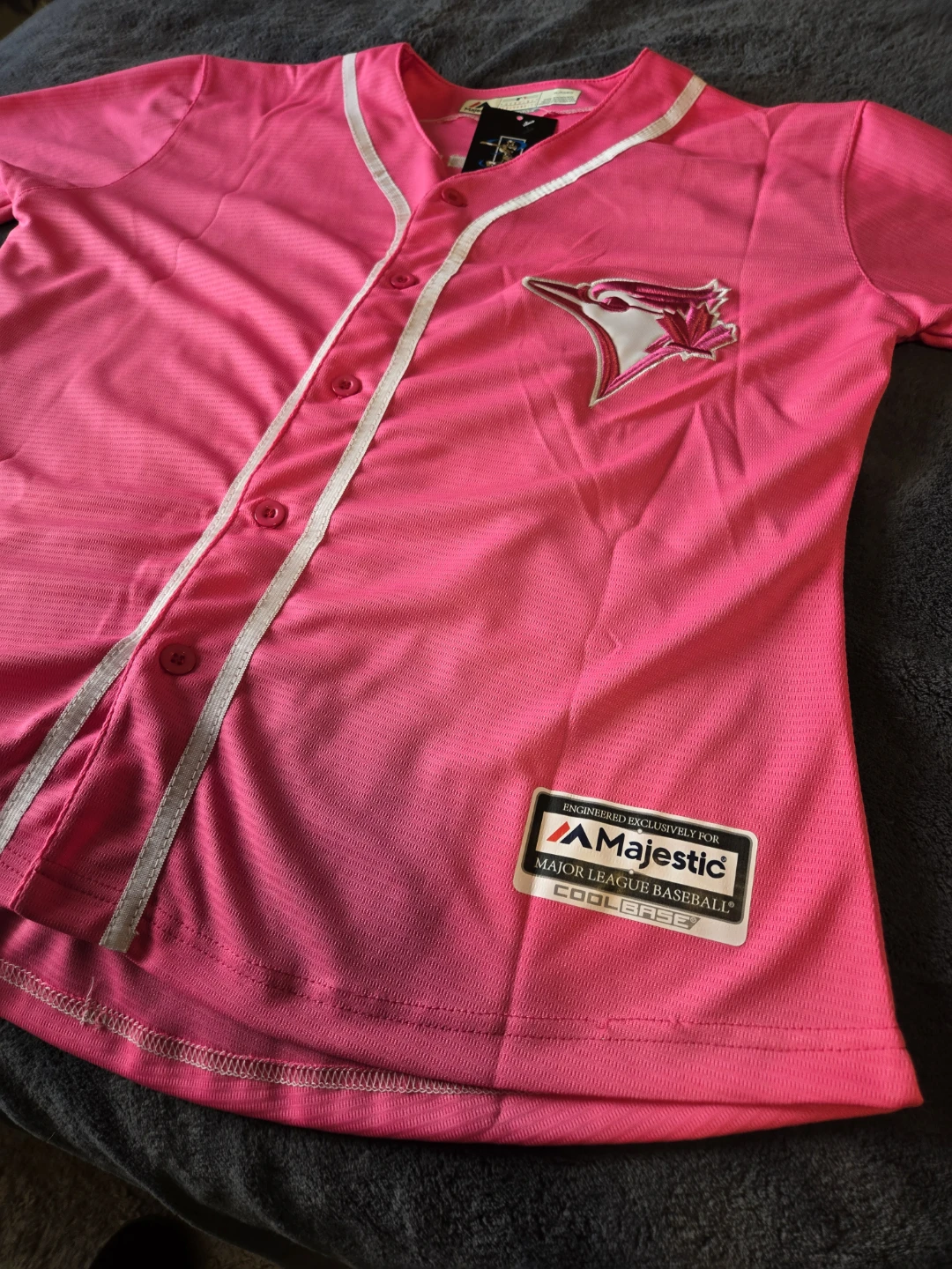Toronto Blue Jays Pink Vladimir Guerrero Jr. #27 Jersey BNWT - photo 4