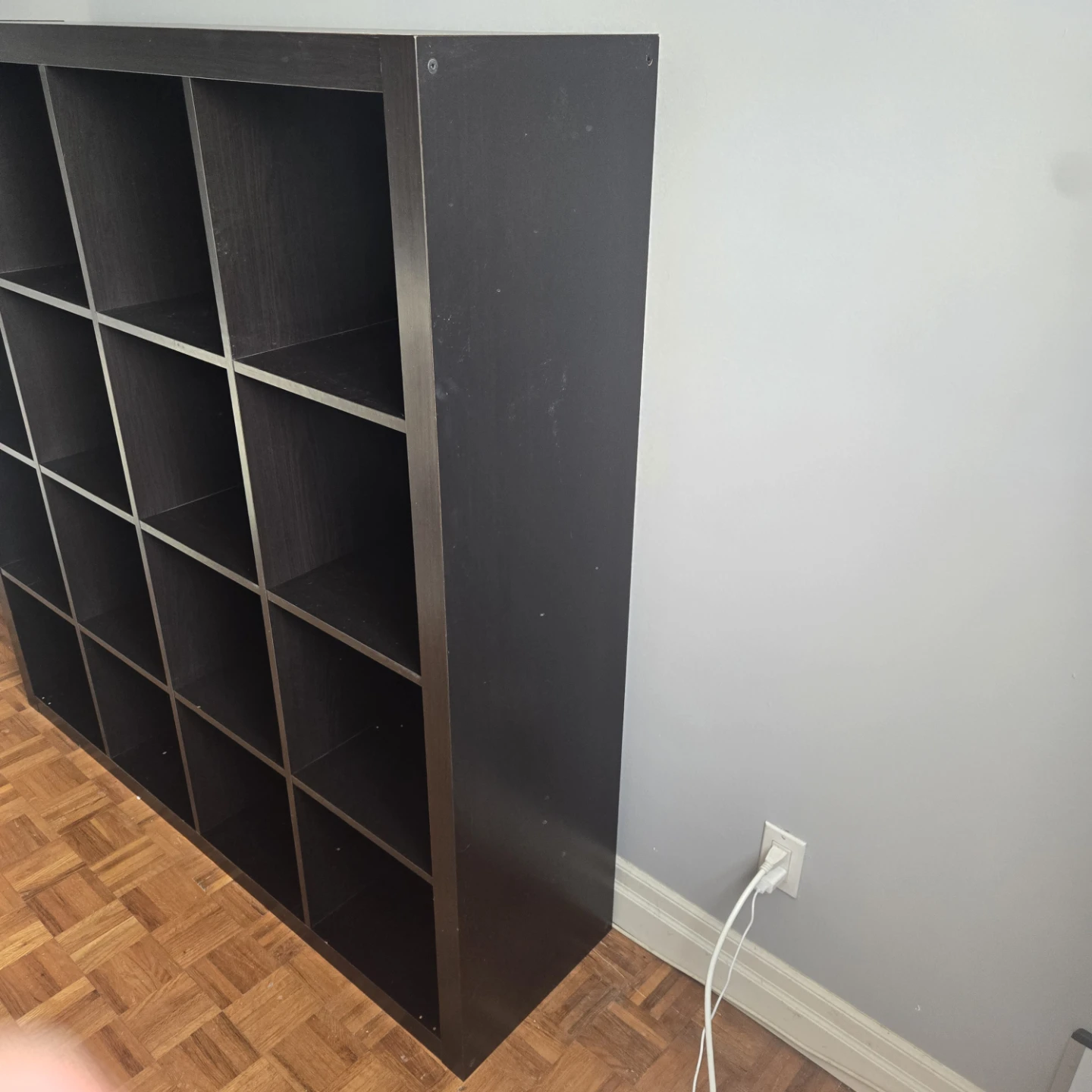 IKEA Expedit 4X4 Shelf Unit - Black Brown - photo 3