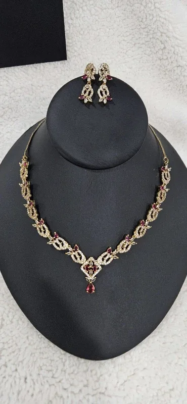 ✨ “Royal Ruby Sparkle Set – Limited & Luxurious!” 💎 image indicator(3)