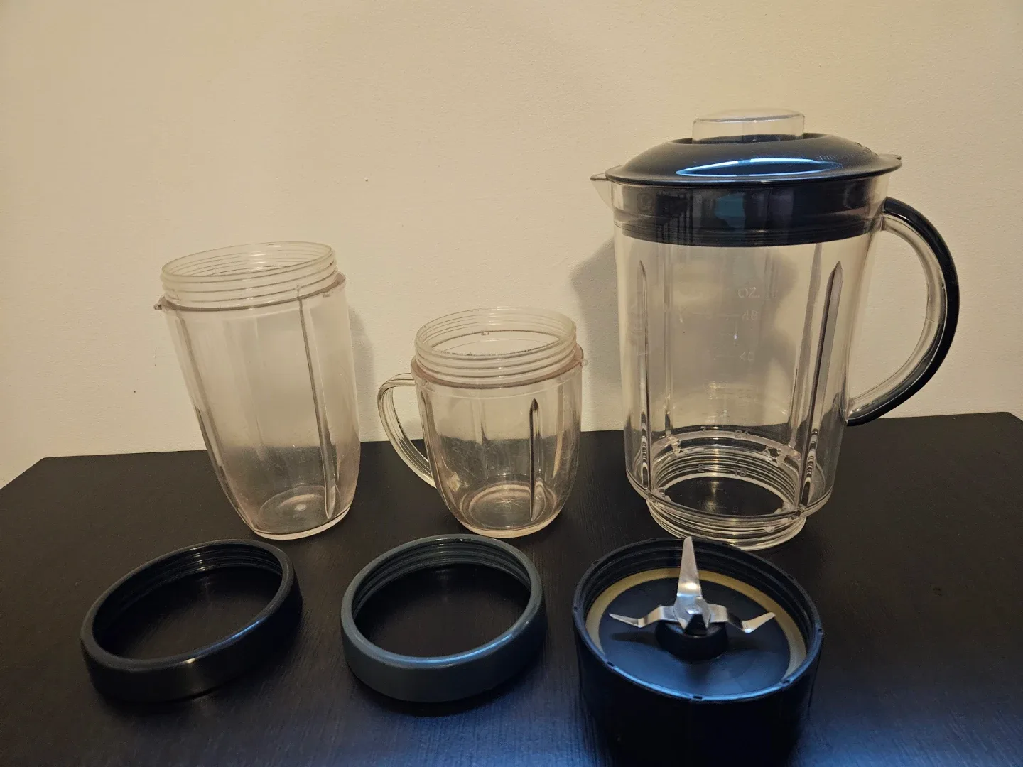 Magic bullet Blender Cups and Pitcher
