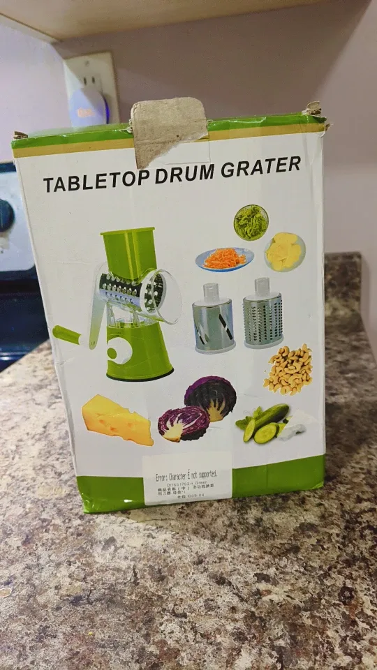 TABLETOP DRUM GRATER