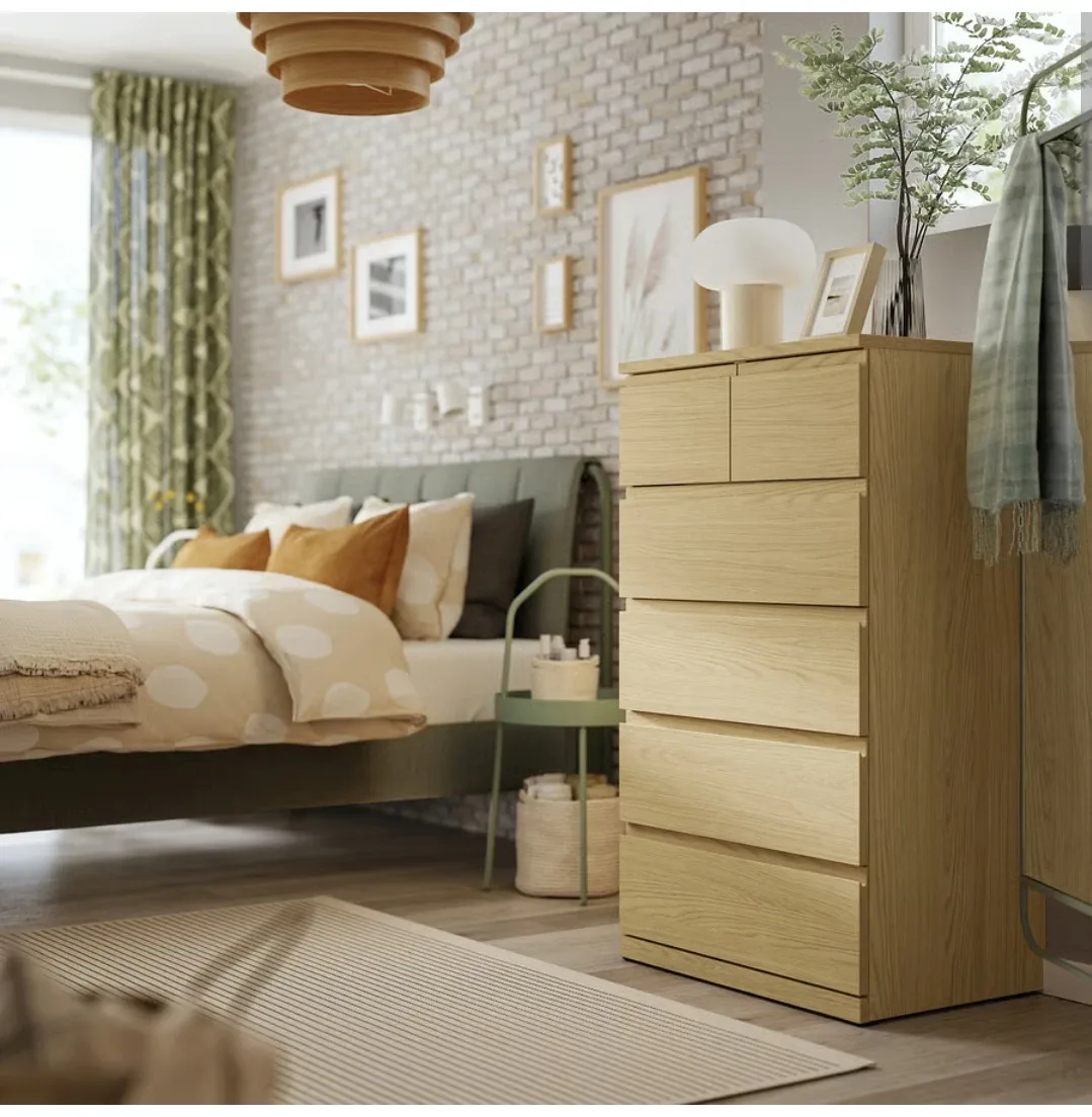 IKEA HAUGA Chest of Drawers(like new) image indicator(2)