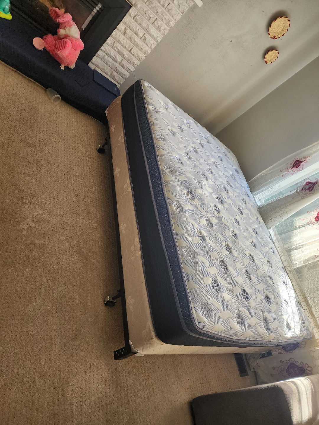 Queen Size Mattress and Bed Frame - photo 3