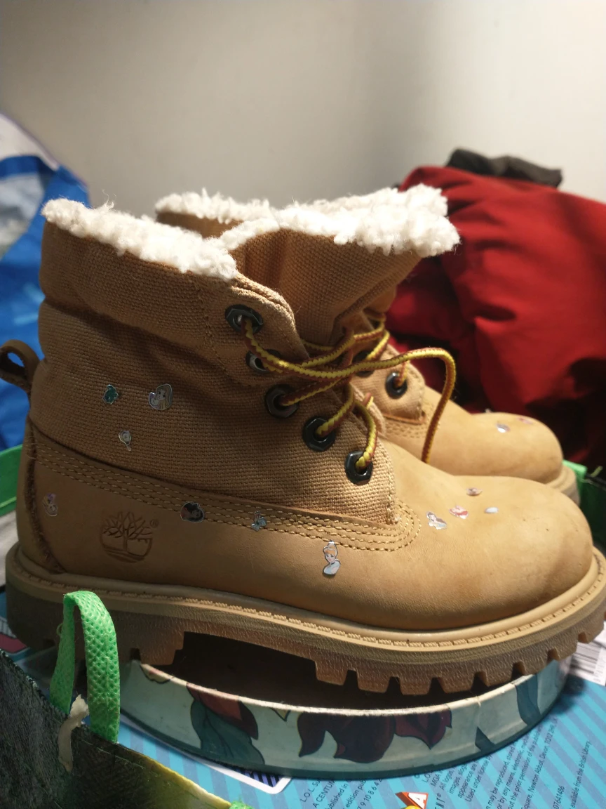 Timberland Roll Top Boots, Size 10T