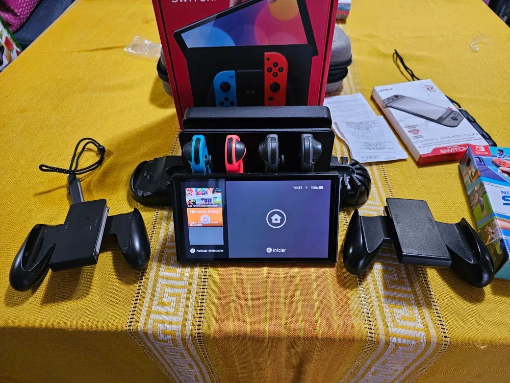 Nintendo Switch OLED bundle w/ accessories image indicator(8)
