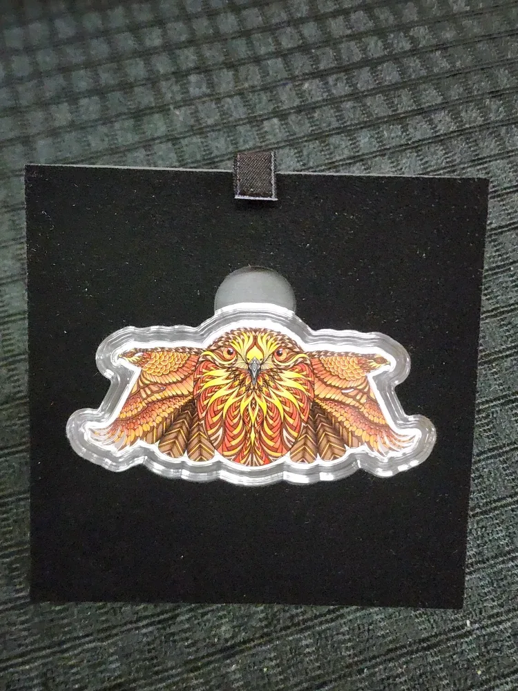 PAMP Shadow Hunters Hawk 3oz Silver Coin