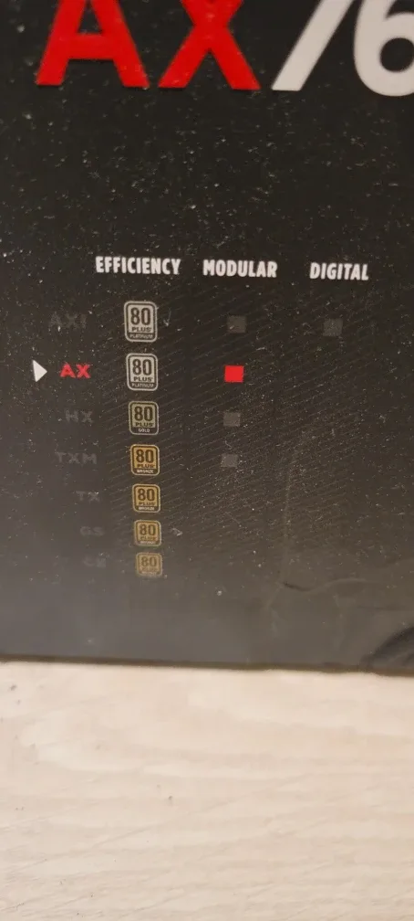 Corsair AX760 High-Performance ATX Power Supply - 760 Watt image indicator(2)