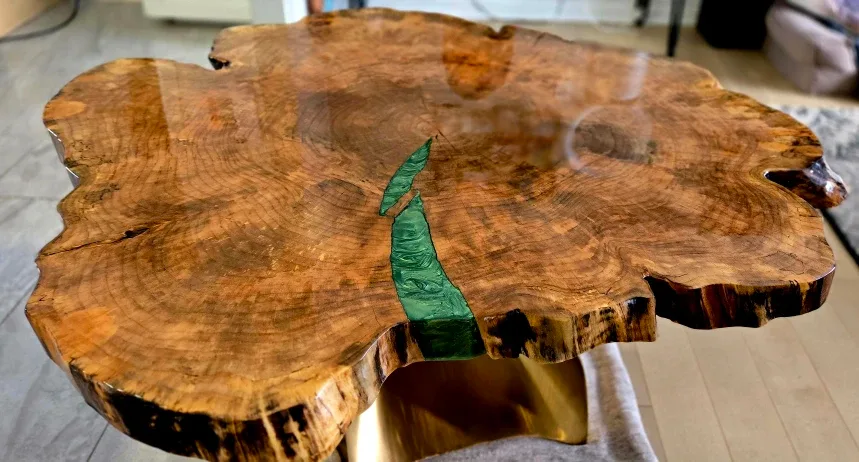 Luxurious Live Edge Spalted maple Coffee Table