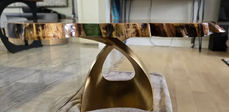 Luxurious Live Edge Spalted maple Coffee Table image indicator(2)