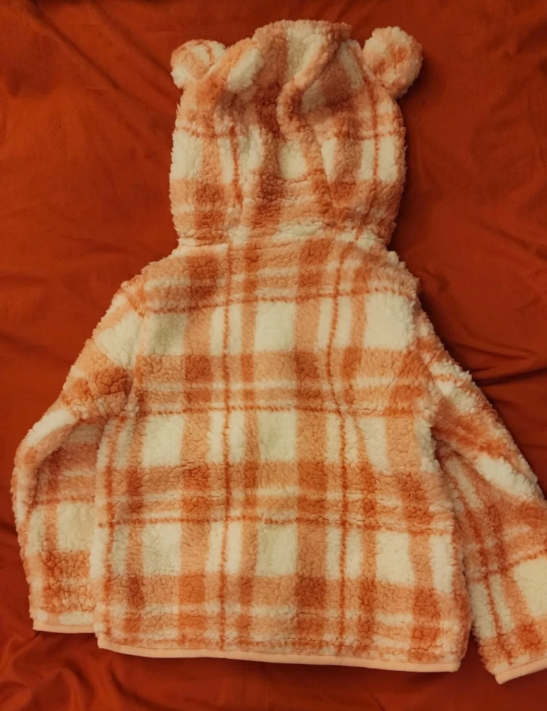 New Bass Pro Shops 2T Coral Plaid Infant Cozy Fleece #Cleanout - photo 2