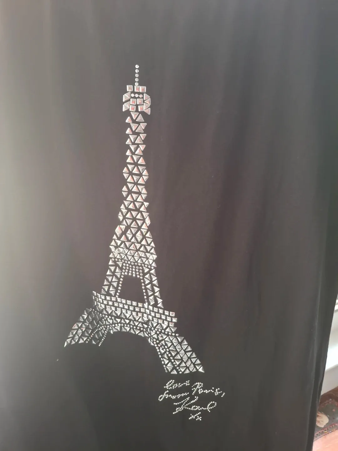 Karl Lagerfeld Paris Black T-Shirt - Size L image indicator(2)