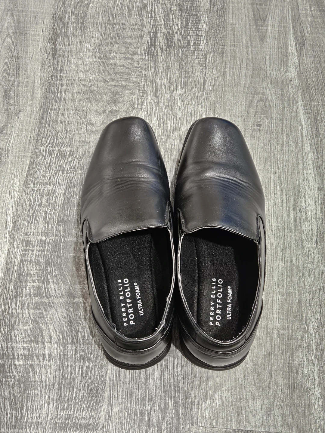 Perry Ellis Portfolio Samuel GP Black Shoes - Size 4 Boys